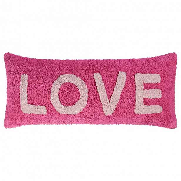 Butlers TUFTED LOVE Polštář 30 x 70 cm - růžová