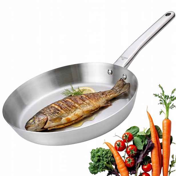 Gerlach Prestige celoocelová pánev 28 cm nerezová ocel, indukce