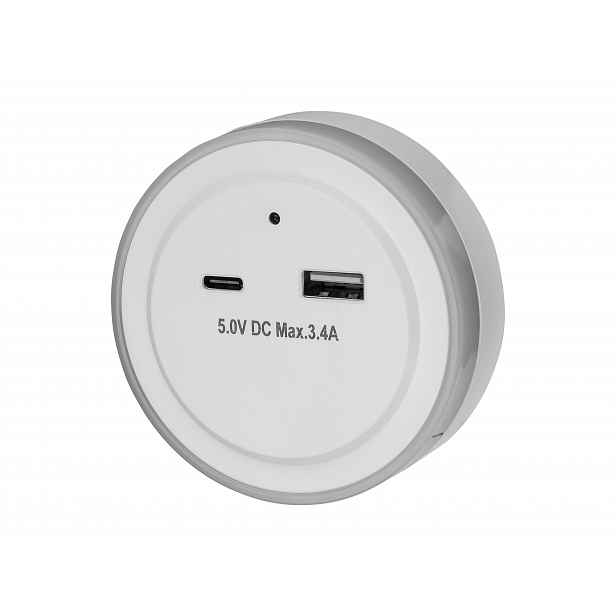 Livarno® Noční LED světlo (senzor jasu a USB port)