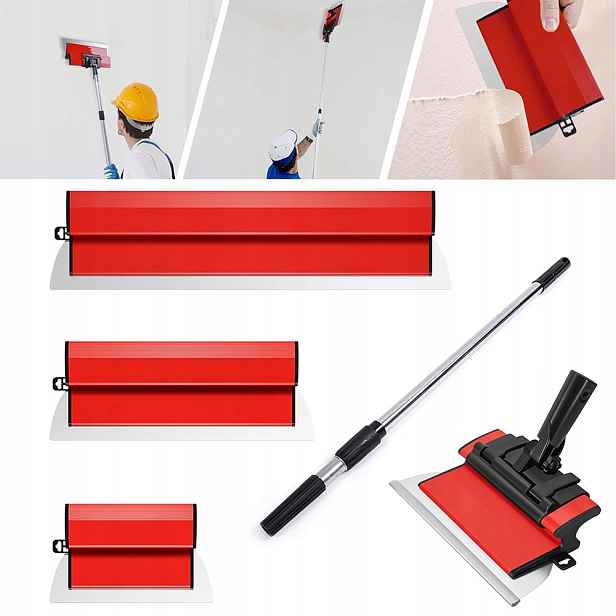 Nůž Na Hladítko Špachtle 60 cm Vyměnitelná Nerezová Čepel