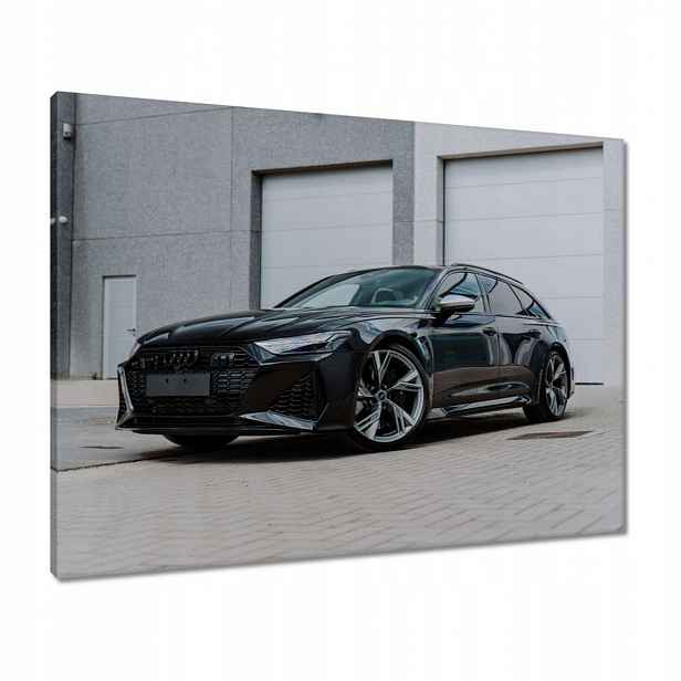 Obrazy 80x60 Černý automobil Audi