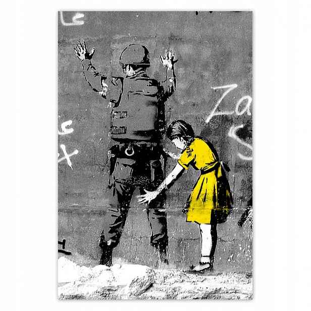Plakáty 125x185 Banksy dívka
