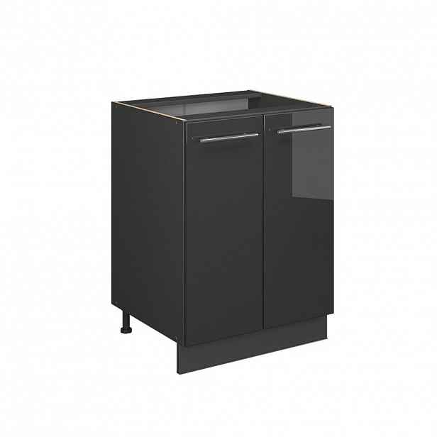 Vicco SPODNÍ SKŘÍŇKA KUCHYŇSKÉ LINKY Fame-Line Antracitový vysoký lesk 60 cm , PD Antracit
