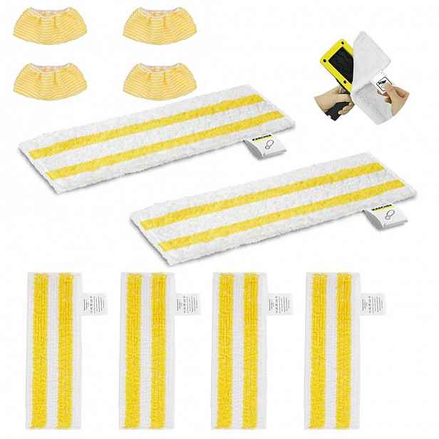 Vyměnitelné Utěrky Vložky Do Parních Vysavačů Karcher Sada 6 Kusů