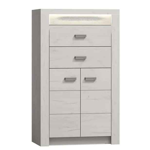 Casarredo Komoda INDIANAPOLIS I-6 jasan bílý