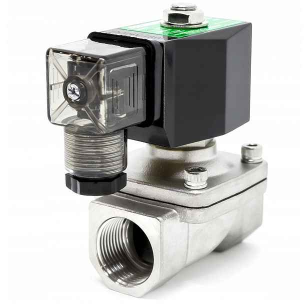 Elektrohydraulický ventil 3/4" Nc Viton nerezový 12VDC