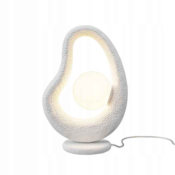 Maytoni Opus stolní lampa bílá skleněná koule G9 28W