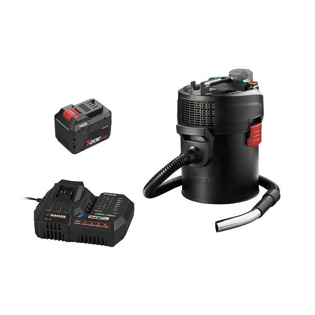 Parkside® Aku vysavač na popel PAS 20-Li 14 A1, Smart 12 Ah