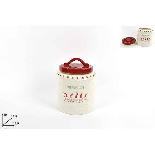 PROHOME - Dóza vánoční 19cm