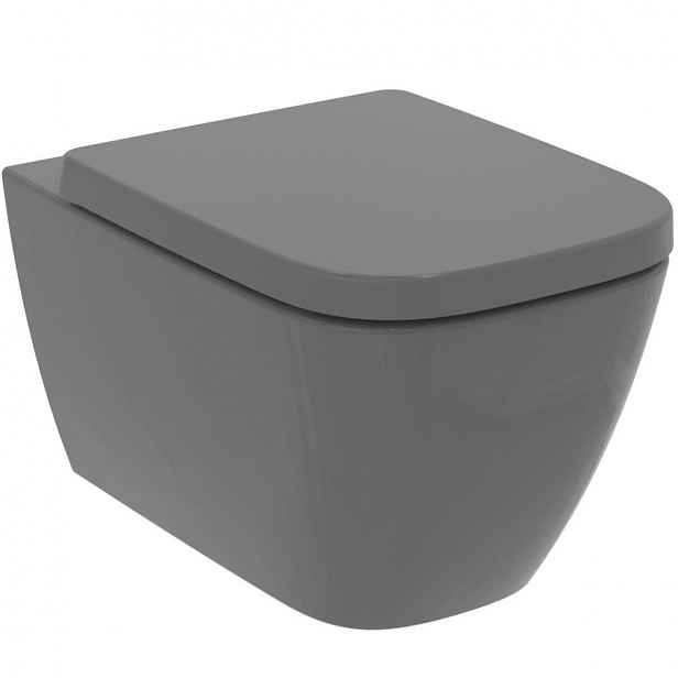 Wc závěsné Ideal Standard I.life B lesklá šedá zadní odpad T461458