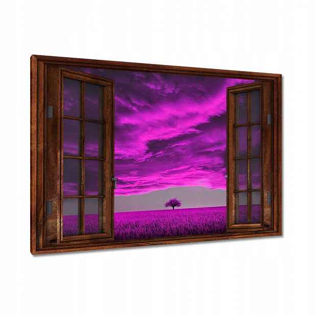 Obrazy 90x60 Fialová krajina