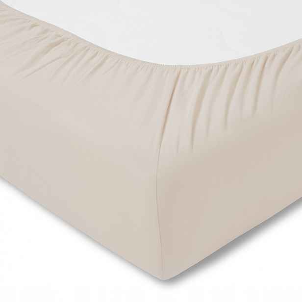 Prostěradlo 150X200 Estella Jersey Béžová S Gumou