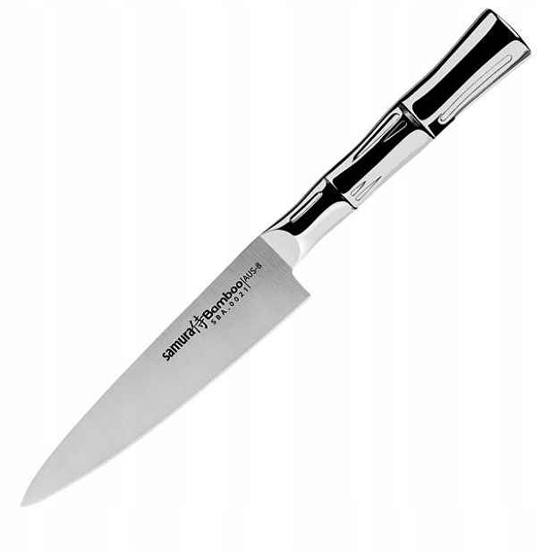 Nůž Samura Bamboo 12,5 cm AUS-8 s ocelovou rukojetí