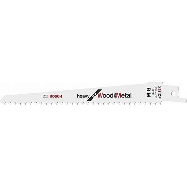 Pilový List pro šavlové pily S 611 Df Heavy for Wood and Metal 25 Ks Bosch