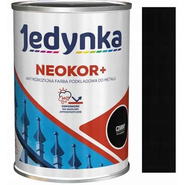Podkladová báze na kov, antikorozní podklad Jedynka Neokor+ černá 5L