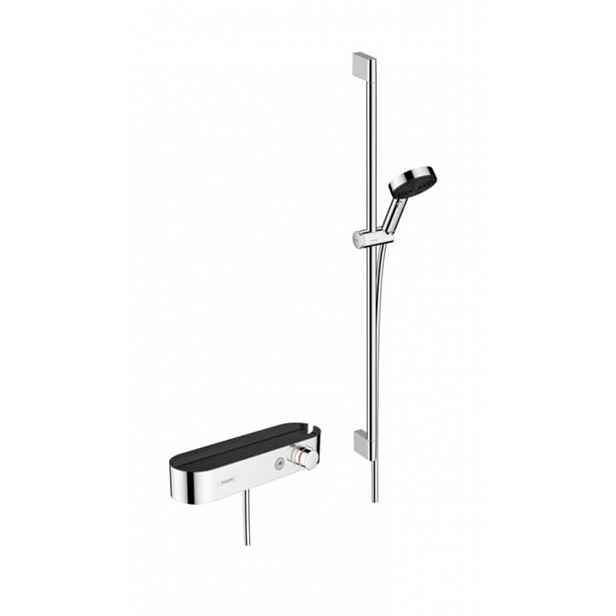 Sprchový set Hansgrohe Pulsify Select na stěnu s termostatickou baterií chrom 24270000