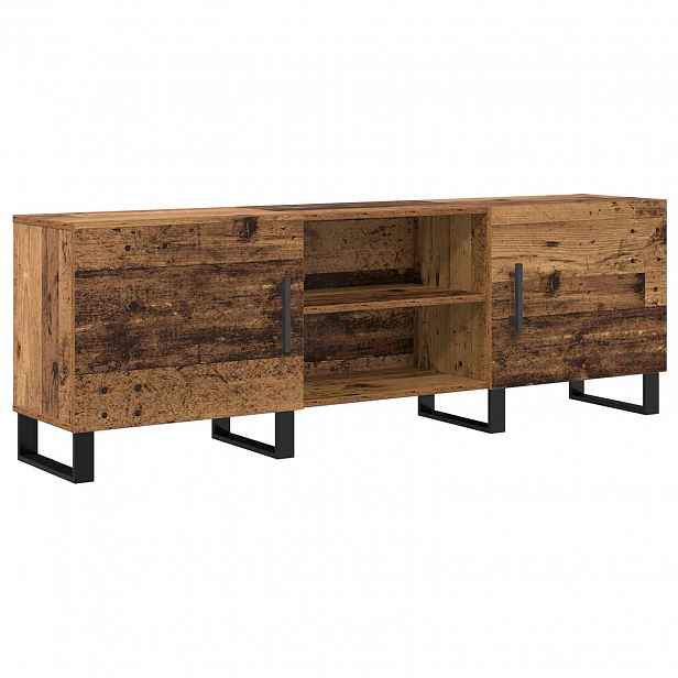vidaXL Televizní skříň 150 x 30 x 50 cm Staré dřevo Kompozitní dřevo