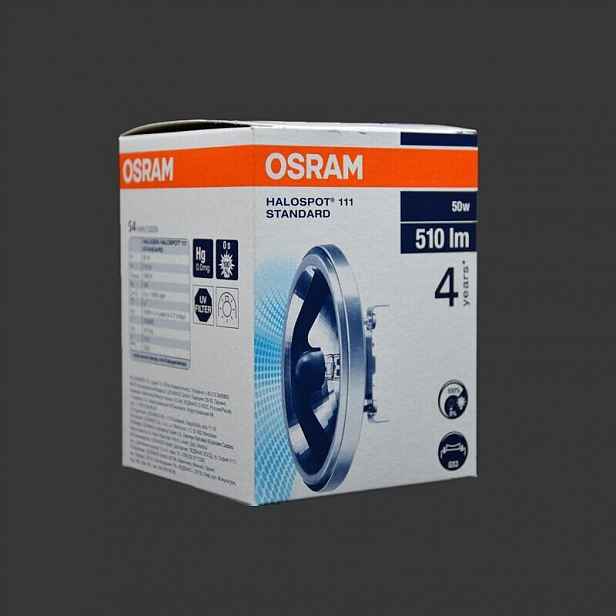 Halogenová žárovka 41835 Wfl Osram Halospot 111 50W 40° 12V G53 40D 2950K