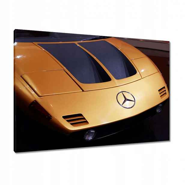 Obrazy 100x70 Žlutý Sportovní Mercedes