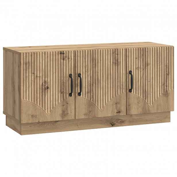 vidaXL Televizní skříň 99 x 34,5 x 47 cm Dub artisan Kompozitní dřevo