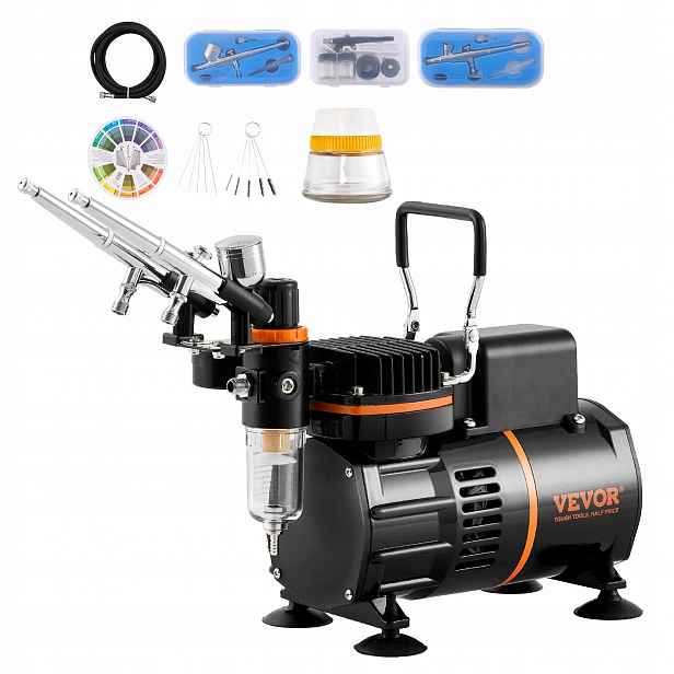 Kompresor pro malování Airbrush – 3 malířské pistole