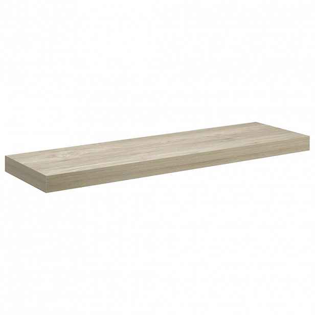 vidaXL Plovoucí nástěnná police dub 80 x 23,5 x 3,8 cm MDF