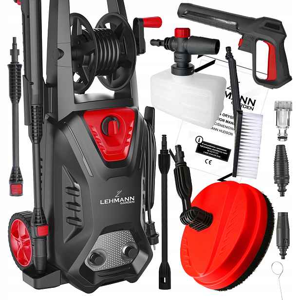 Vysokotlaký Čistič Samosací Hudson 260barEW Alu Pumpa Sada Kartáč Patio