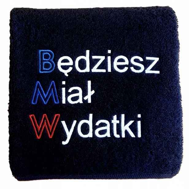 Budete Mít Výdaje Bmw ručník dárek pro fanouška řidiče Den chlapců