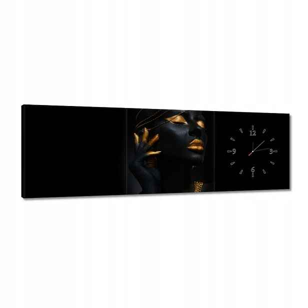 Hodiny 120x40 Zlatá aparace