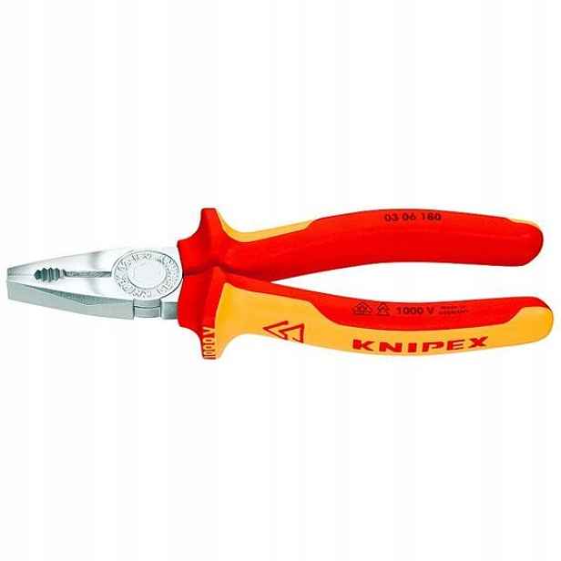 Knipex kleště kombi 180mm Vde 0306180