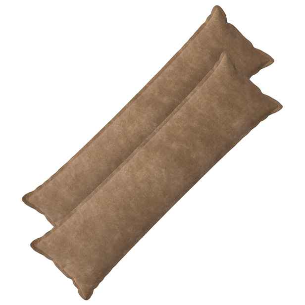 vidaXL Polštář s polštářem HOUTEN 2 ks Taupe Mikrovláknová fleece