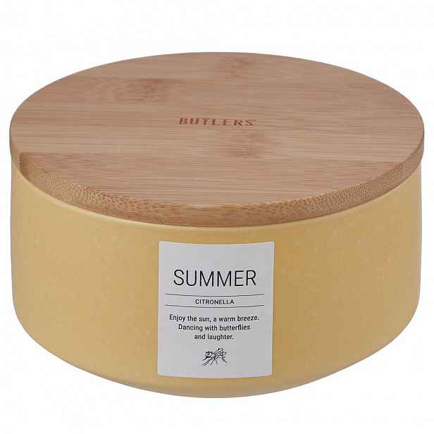Butlers SUMMER Vonná svíčka citronová tráva 14 cm