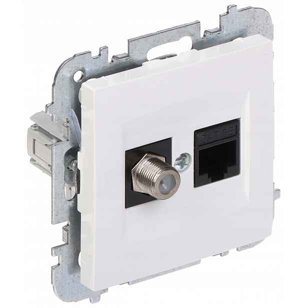 Koncová Zásuvka SANTRA/4190-10/EPN Typ F RJ45 Elektro-Plast