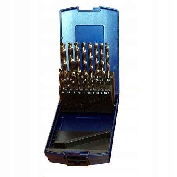 Ptg sada vrtáků Hss-gk-ratio 1-10mm*0,5mm, 19ks, Din 338, 333847519