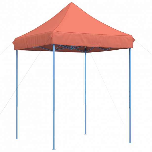 vidaXL Skládací party stan pop-up terakota 200 x 200 x 306 cm