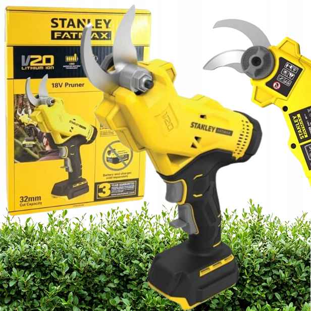 Akumulátorový Elektrický Zahradní nůžky Na Keře Větví 18V V20 Stanley