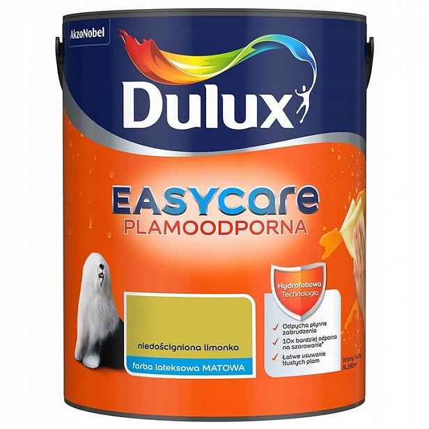 Dulux Snadno Udržovatelná Barva Barva Vůči Skvrnám Nepřekonatelná Limetka 5L