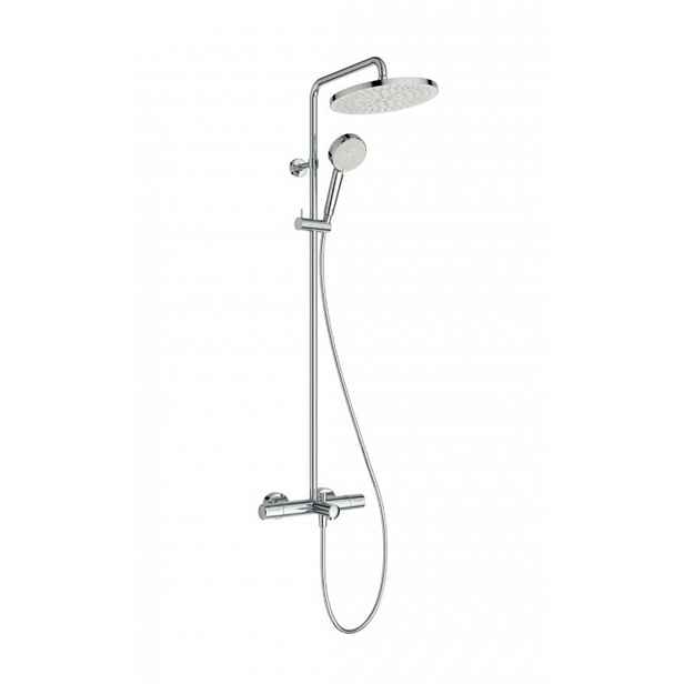 Ideal Standard Ceratherm T25N - Sprchový set s vanovým termostatem, průměr 26 cm, 2 proudy, chrom A8479AA