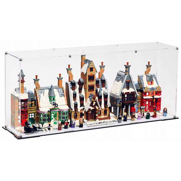 Vitrína Blacked Brick pro Lego 76457 Harry Potter Hogsmeade