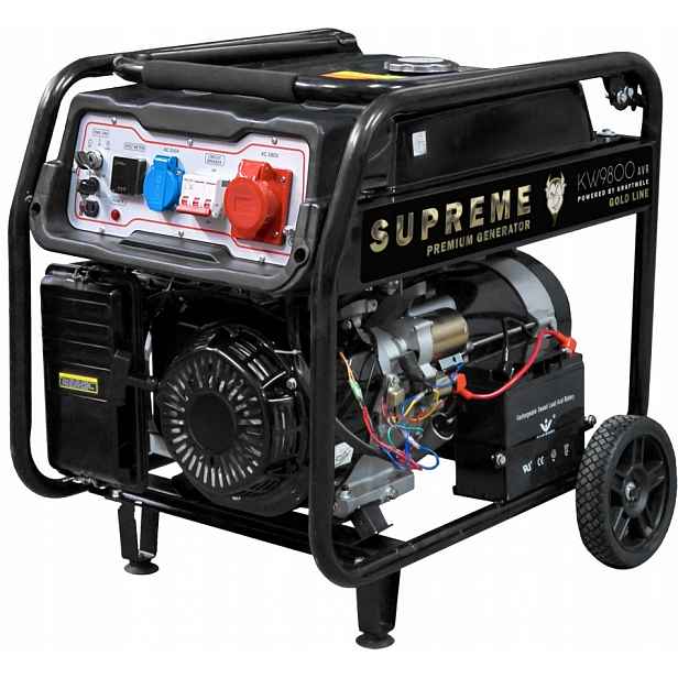 Elektrocentrála Kraftwele Supreme KW9800 3F 9,8 Kw 230 V Avr Benzín