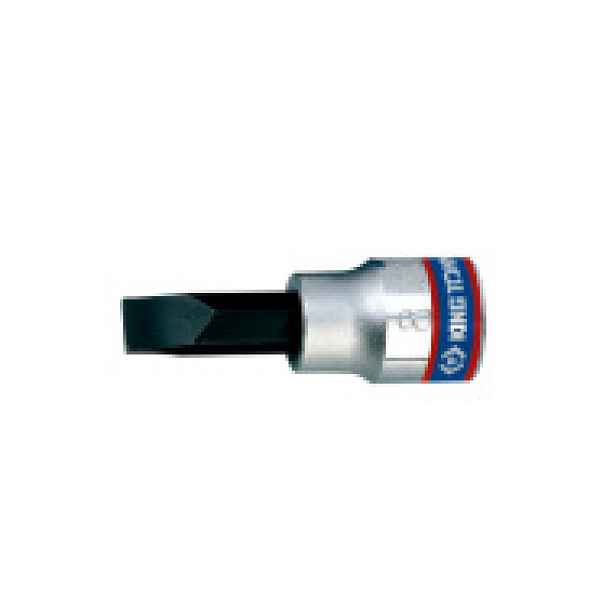 Hlavice zástrčná King Tony 3/8 CrV PLOCHÁ 10 x 1,6 x 50 mm 302210