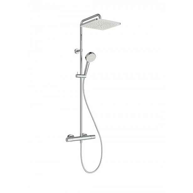 Ideal Standard Ceratherm T25N - Sprchový set s termostatem, 26x26 cm, 2 proudy, chrom A8521AA