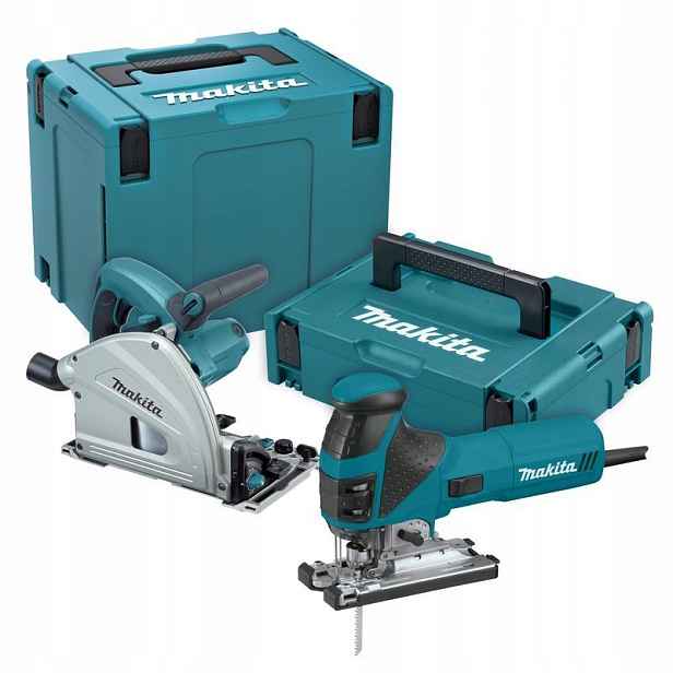 Makita Sada Záhlubníků SP6000J 1300W 165 mm Přímočará Pila 4351FCT 720W Combo