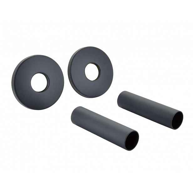 Sapho - Set kruhových krycích rozet, matná černá CP6135B