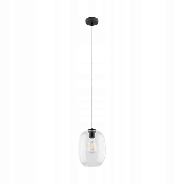 Závěsná lampa Elio Skleněné stínítko 1xE27 20 cm moderní do obývacího pokoje