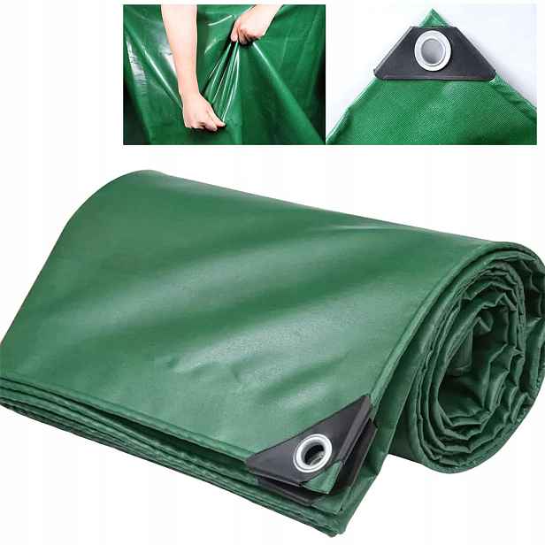 Voděodolná plachta 650 g/m² z Pvc s oky a Uv zářením,