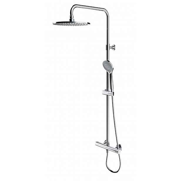 OMNIRES Y - Sprchový set s termostatem, průměr 25 cm, 5 proudů, chrom Y1244LUXLCR