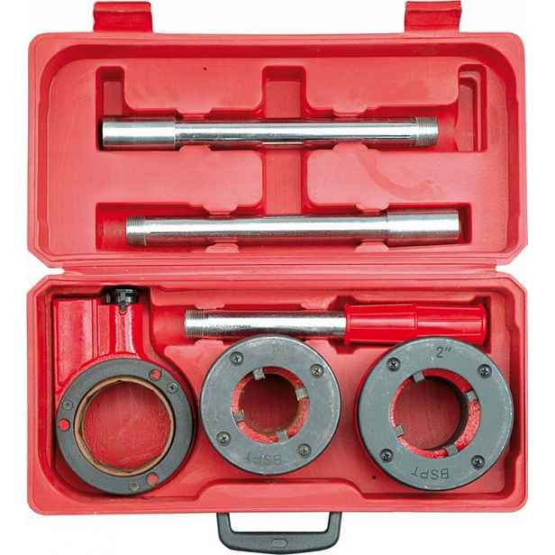 Ruční závitořez Vorel 55830 1-1/2''2'' 2 hlavy, sada 6 dílů