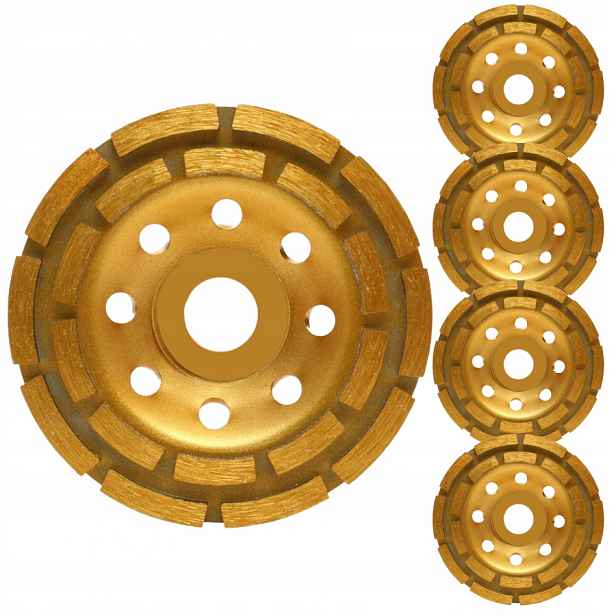Set x5 Kotouč Na Broušení Betonu Hrncový Segment 125