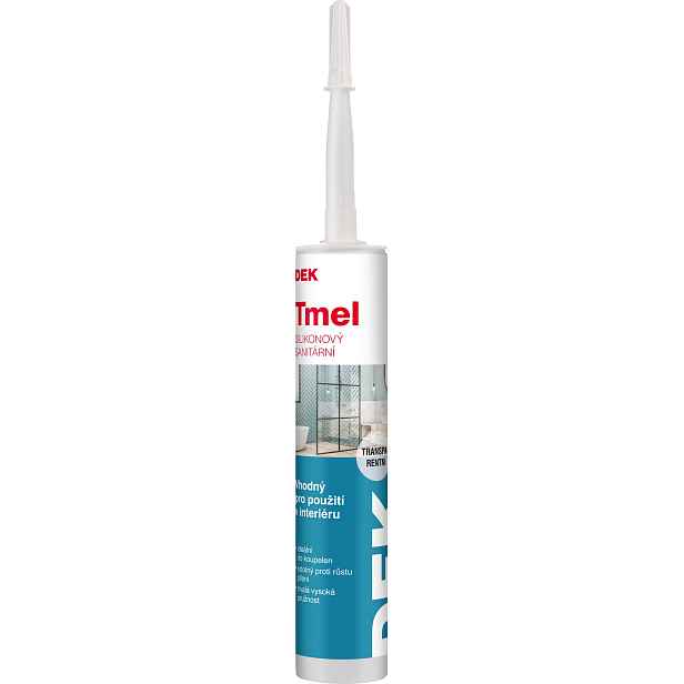 Tmel silikonový sanitární DEK transparentní 310 ml